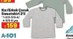 KIZ/ERKEK ÇOCUK SWEATSHİRT 2'Lİ